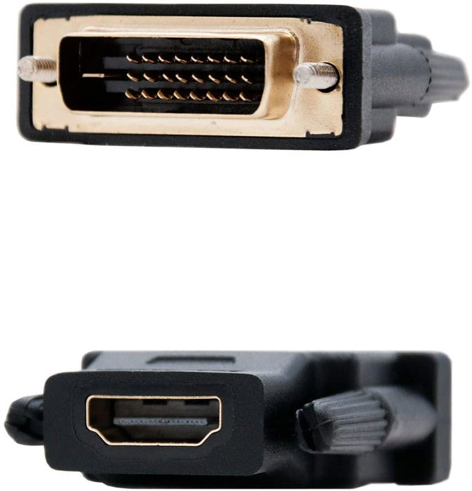 Nanocable Adaptador DVI 24+1 Macho a HDMI Hembra Negro